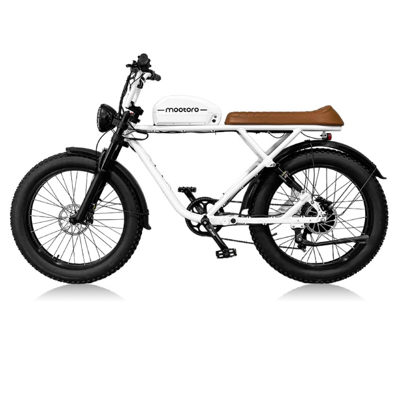 Mootoro 24inch Fat Tire 1000w Electric Cafe Racer Bike - Image 2
