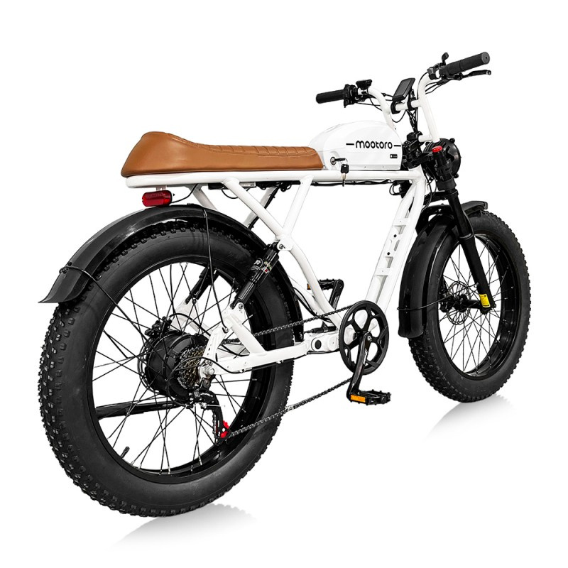 Mootoro 24inch Fat Tire 1000w Electric Cafe Racer Bike - Image 4