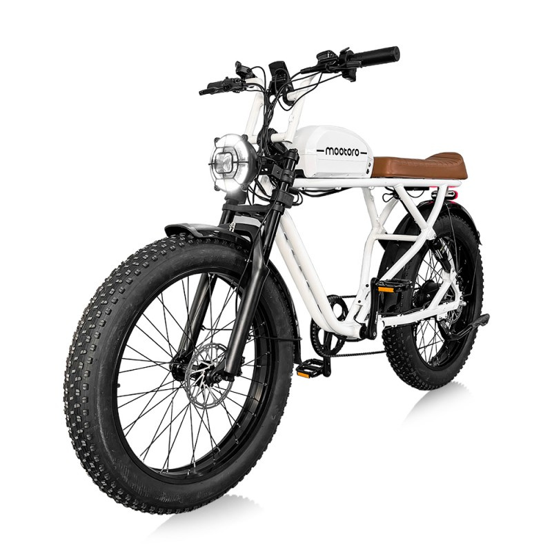 Mootoro 24inch Fat Tire 1000w Electric Cafe Racer Bike - Image 5
