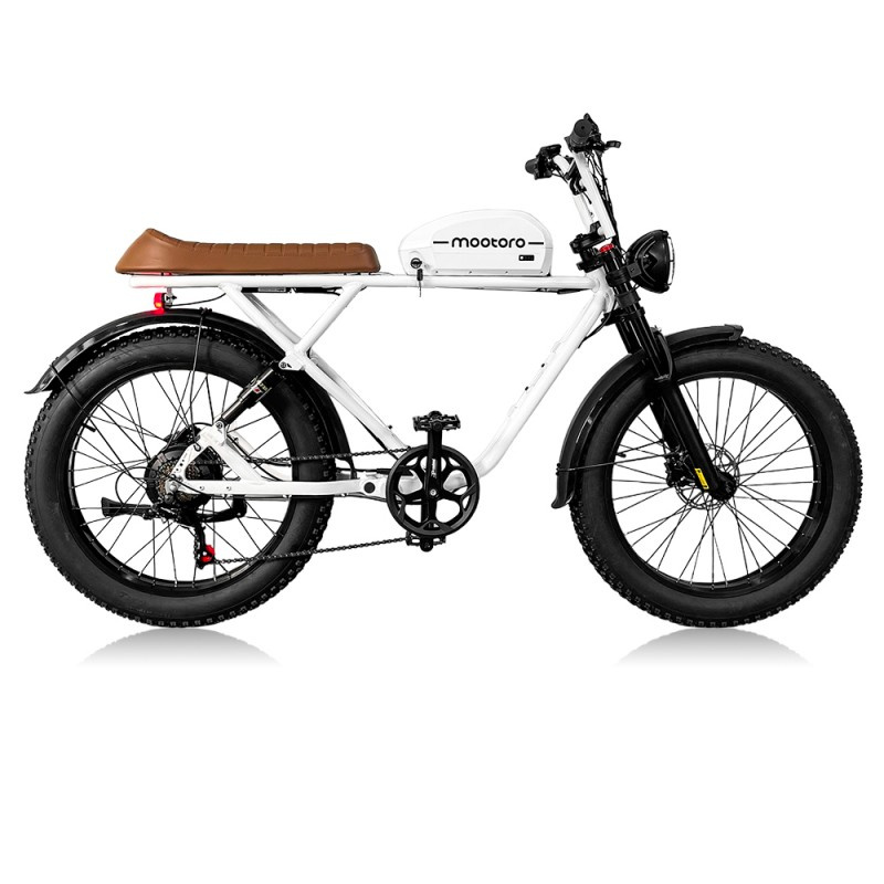 Mootoro 24inch Fat Tire 1000w Electric Cafe Racer Bike