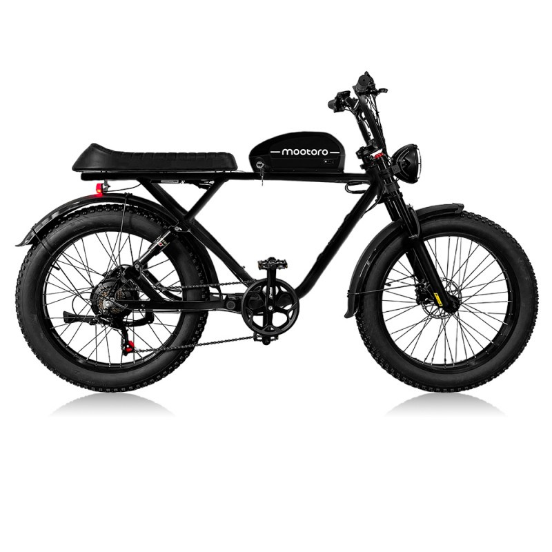 Mootoro 24inch Fat Tire 1000w Electric Cafe Racer Bike - Image 9
