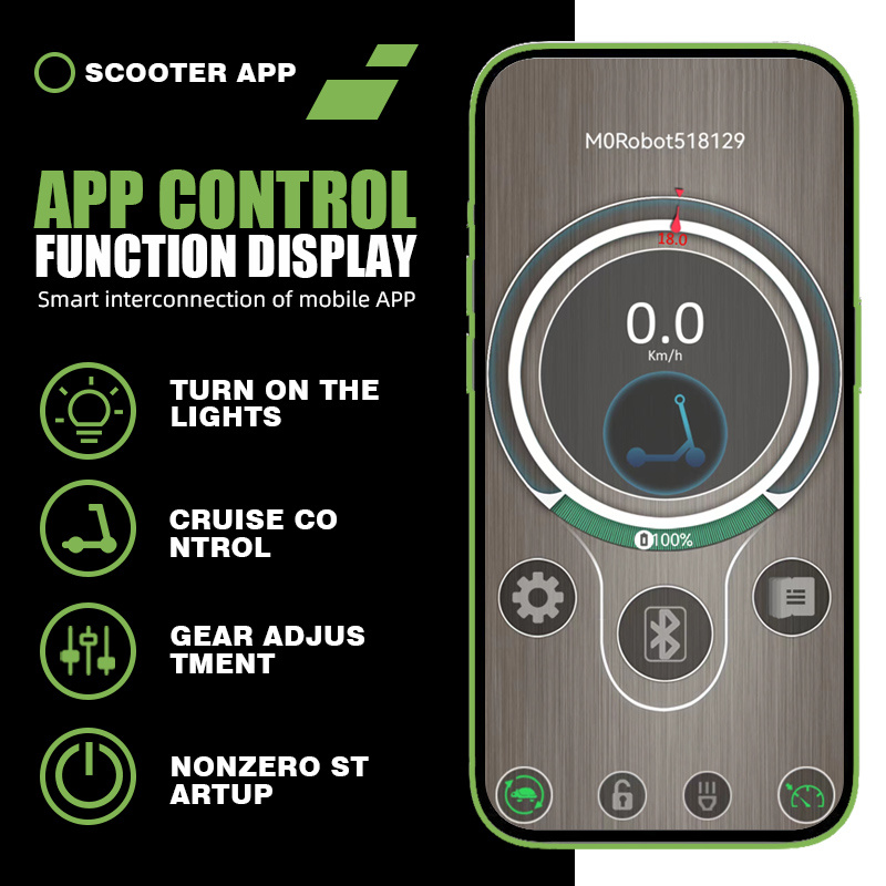 WHOSU J03 PRO Electric Scooter 8.5Tires Up to 17/22 Miles Range 350W Motor 19 MPH Portable Folding Commuting Electric Scooter Adults with Double Braking System and App - Image 4